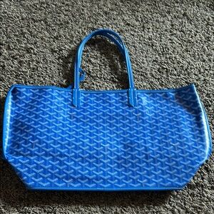 Blue Designer Tote Bag